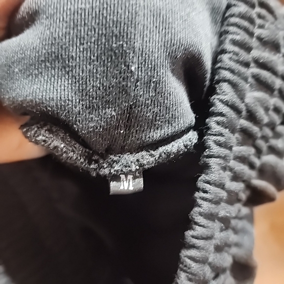 100% Cotton Rhinestone Crytal Wide Leg Pants French Terry Washed Mens Trackpsnts - Picture 7 of 10